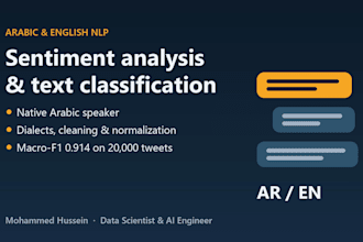 do arabic and english nlp and sentiment analysis in python