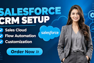 do salesforce crm setup sales cloud flow automation customization
