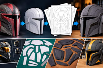create printable cosplay armor patterns from your character