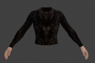 do fivem modelling, custom clothes, custom tattoos, ped rigging, and ped seller