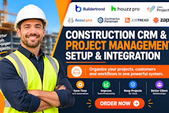 buildertrend houzz pro zoho projects acculynx contractor foreman jobtread zapier