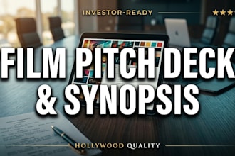 write a pitch deck synopsis and logline for your script