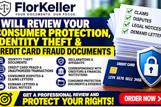 review consumer protection, identity theft, and credit card fraud documents