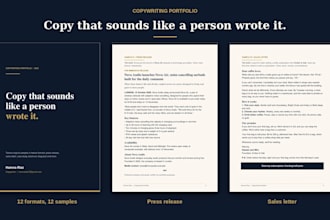 write SEO blog posts and website copy