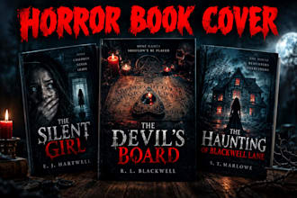 design a professional horror ebook cover