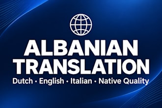 translate albanian, dutch and english accurately