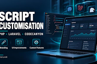 customize your PHP laravel or codecanyon script