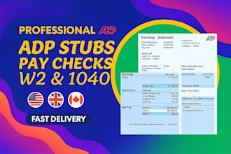 employee stubs and adp service