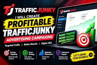 create profitable traffic junky advertising campaigns