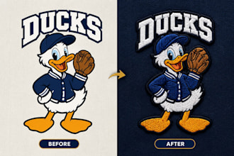 convert logo to embroidery, digitize image for all embroidery file dst pes emb