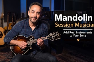 play mandolin on your song as a session musician