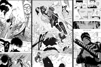 do anime manga comic book manga page illustration comic panel as manga artist