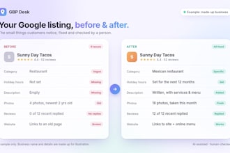 fix and optimize your google business profile and maps listing