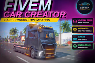 create custom fivem and gta 5 cars