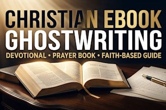 ghostwrite inspiring christian devotional ebook prayer book or faith based guide