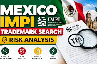 do a mexico impi trademark search and risk analysis