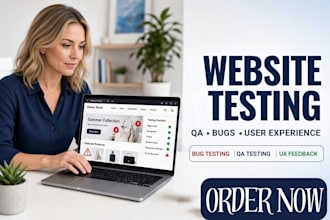 test your website for bugs, usability and user experience