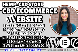 design cbd website, cbd ecommerce website, cbd store, hemp website, cbd redesign