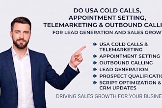 do USA cold calls, appointment setting, telemarketing and outbound calling