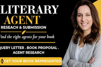research verified literary agent and submit your book to suitable agents