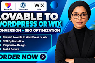 lovable to wordpress, lovable to wix, lovable SEO, ai website, vibe coding