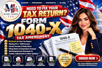 amend your US tax return and prepare form 1040x tax amendment