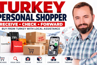 receive check and forward your purchases from turkey
