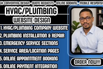 build a high converting hvac plumbing and home service website