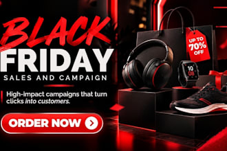black friday ads shopify sales page black friday ads campaign klaviyo email flow