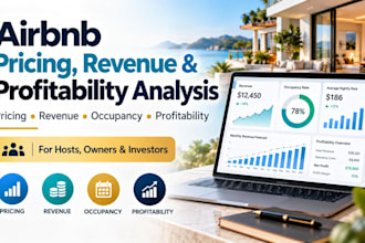 analyze your airbnb pricing, revenue and profitability