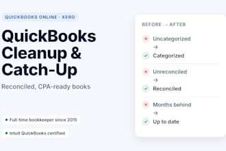 do quickbooks clean up and catch up bookkeeping in quickbooks online