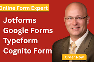 create jotform, google forms, and typeform surveys