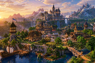 create custom map, survival world, structures, spawn, servers and environment