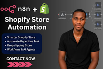 build an automated shopify store, shopify website, dropshipping store