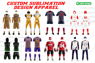 do the 3d realistic uniform mockup or custom mockup