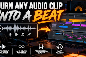 turn any audio clip or sample into a custom beat