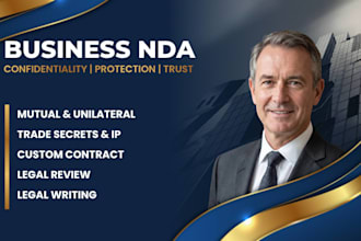draft and review nda, confidentiality and non disclosure agreements