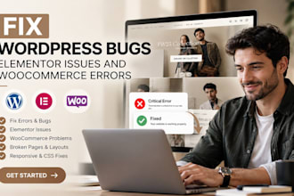fix wordpress bugs elementor issues and woocommerce errors