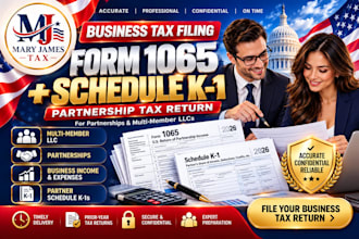 prepare form 1065 partnership tax return and schedule k1