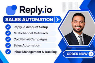setup reply io sales automation multichannel outreach reply io cold email