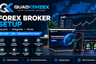 provide forex broker setup, mt4 mt5 and brokerage solutions
