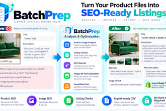 optimise shopify product listings and images with batchprep