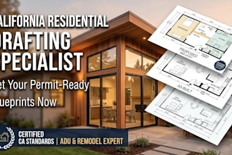 draft california residential plans and as builts