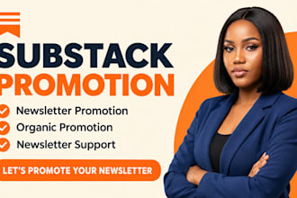 do organic substack promotion for subscribers and newsletter