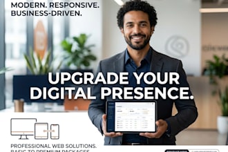 develop a modern web application for you