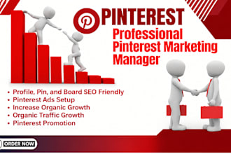 do pinterest marketing, SEO, pin and board setup for growth