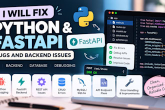 fix python fastapi API bugs and backend issues