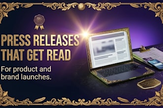write a professional press release for your product or brand launch