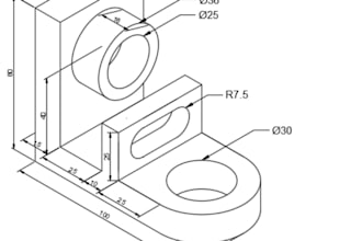 draw the mechanical drawings for you in autocad based on the measurements