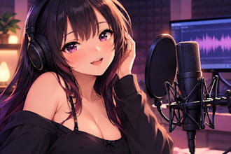 be your flirty, playful female voice actress, cute, erotic nsfw, asmr voiceover
